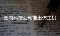  国内科技公司推出仿生机器人 专为陪伴人类而设计