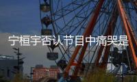  宁桓宇否认节目中痛哭是为卖惨：感觉有点丢脸