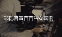  郑恺官宣苗苗生女喜讯 郑恺和苗苗什么时候结婚的
