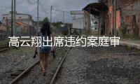  高云翔出席违约案庭审 穿西装戴墨镜淡定现身